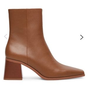 NWT Mango Block Heel Ankle Boots